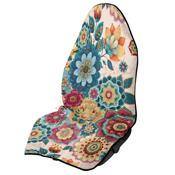 Garronmavis Car Seat Towel Cover 1 PC Waterproof Stain Resistant Washable Universal Fit Front Seat Protector Applicable for Cars SUVs Trucks Sedans Vans Auto Interior Accessory