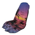 thumbnail image 1 of Garronmavis Coconut Tree Evening Sunset Car Seat Towel Cover Yoga Towel Car Seat Cover, 1 of 7