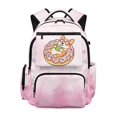 thumbnail image 1 of Garronmavis Corgi Donut Boys Backpack Multi-Pocket School Bag Smooth Zippers Book Bag 17 inch for 8-12 Elementary School Students Travel and Daily Use, 1 of 7