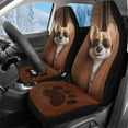 thumbnail image 1 of Garronmavis Corgi Fuzzy Car Seat Cover 2 Piece Polyester Soft Cars Seats Covers Soft Car Seat Blanket Easy to Install, 1 of 7