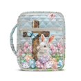 thumbnail image 1 of Garronmavis Cross Rabbit Bible Case Quilted Bible Carrying Case Bible Cover Carrier Carrying Organizer Bag Zippered Book Cover with Handle Gift for Christian, 1 of 7