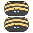 thumbnail image 1 of Garronmavis Cute Bee 2 Pack Car Window Shades Baby Window Shade Glare and UV Rays Protection Car Window Shades Easy Installation 20*12 in Universal Fit for Most Cars, 1 of 7