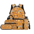 thumbnail image 1 of Garronmavis Cute Capybara Girls Backpack Set,Includes School Backpack, Lunch Bag, Pencil Case, Water Bottle Bag, 4-Piece School Bag with Adjustable Shoulder for Elementary School Boys Daily Use, 1 of 6