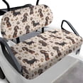 thumbnail image 1 of Garronmavis Dachshund Dog Claws Golf Cart Front Seat Covers Universal Fit Front Seat Cover Decor Accessiores for Enhance Interior Beauty Easy to Install and Clean, 1 of 6