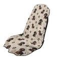thumbnail image 1 of Garronmavis Dachshund Towel Car Seat Protector Stretchable Edge Pockets Secure Installation Quick Dry Lightweight Perfect for Beach Yoga Camping Trips, 1 of 7