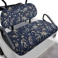 thumbnail image 1 of Garronmavis Dinosaur Skeleton Golf Cart Seat Covers Set Polyester Front Seat Cover Easy to Install and Clean Universal Fit Interior Protection Golf Cart Replacement Seat Cover, 1 of 6