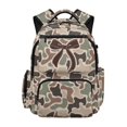 thumbnail image 1 of Garronmavis Duck Camo Bow Kids Backpack 17 Inch School Backpack for Girls for Grades 3-6 Ages 9-12, Breathable Elementary School Bag with Padded Tablet Sleeve & Multi-Pockets, 1 of 7