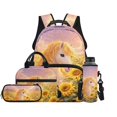 thumbnail image 1 of Garronmavis Elementary Backpack Set for Girls, 4 in 1 Set with Lunch Box, Pencil Case & Water Bottle Sleeve, Perfect Back to School Gift for Students Galaxy Axolotl Print, 1 of 8