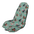thumbnail image 1 of Garronmavis Floral Horse 1 PC Front Car Seat Towel Cover Sweat Stain Resistant with Storage Bag Breathable Non-Slip Easy Installation Car Seat Protection Fits SUV Trucks Cars Sedan Van, 1 of 9