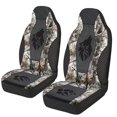 thumbnail image 1 of Garronmavis Front Car Seat Cover Hunting Forest Wolves 2 Pack Breathable Car Seat Cover of 2 Elastic Interior Accessories Easy to Install Universal fit for Most of SUV,Sedan,Trucks, 1 of 7