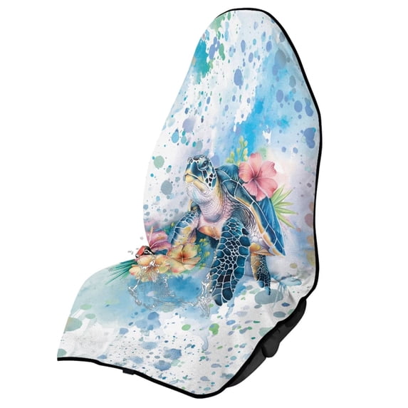 Garronmavis Front Car Seat Towel Cover, Waterproof Sweat Proof with Easy Installation, Seat Protector for Post Workout Beach Hiking, Universal Fit for Cars SUV Trucks Sedan Van