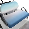 thumbnail image 1 of Garronmavis Golf Cart Seat Covers Blue Golf Cart Elastic Seat Covers for Outdoor Protection Smooth Surface Gradient Color Interior Accessories, 1 of 7