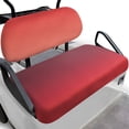 thumbnail image 1 of Garronmavis Golf Cart Seat Covers Red Smooth and Simple Golf Cart Elastic Seat Covers Gradient Color Universal Fit All Golf Cart Brand, 1 of 7