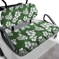 thumbnail image 1 of Garronmavis Hibiscus Mutabilis Green Golf Cart Rear Seat Cover Accessories Smooth Surface Split Backrest Front Seat Cover for Summer Spring Fall Winter Decor Accessiores, 1 of 6