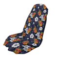 thumbnail image 1 of Garronmavis Hibiscus Print Car Seat Towel Cover Stain Resistant Breathable Non-Slip Stretchable Front Car Seat Protector for Most Cars SUV Trucks Sedan Van, 1 of 9