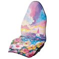 thumbnail image 1 of Garronmavis Hibiscus Sunset Front Car Seat Cover Towel Heavy-Duty Stain Resistant Waterproof Universal Fit Seat Protector for Daily Use Outdoor Activities Fits Most Cars SUV Trucks Sedan Van, 1 of 8