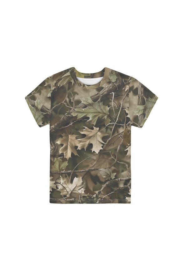 Hunting Camouflage Tshirts for Boys Girls 11-12 Teens Crewneck Short Sleeve Tee Comfy Breathable Summer Shirts Y2K Going Out Tops Daily School Playground Active Wear