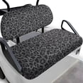 thumbnail image 1 of Garronmavis Leopard Point Print Golf Cart Seat Protectors Breathable Split Backrest Front Seat Cover for Protection Four Seasons Decor Accessiores for Daily Use, 1 of 6
