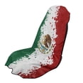 thumbnail image 1 of Garronmavis Mexican Flag Car Seat Towel Cover 1 PC Stain Resistant Front Seat Protector with Storage Bag Easy Installation Universal Fit for Cars SUVs Trucks Sedans Vans, 1 of 9