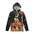 thumbnail image 1 of Garronmavis Mushroom Tree Frog Womens Hoodies Pullover Graphic Sweater Hoodies Lightweight Oversized Hooded Sweatshirts Long Sleeve Loose Tshirt Casual Fall Tops, 1 of 6