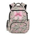 thumbnail image 1 of Garronmavis Neutral Camo Bow 17 Inch Kids Backpack for Girls Breathable School Bag with Padded Tablet Sleeve & Multi-Pockets for 9-12 Years Old Bookbag for Elementary, 1 of 7