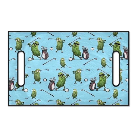 Garronmavis Pickle Golf Golf Cart Seat Cover Anti-hot Golf Cart Seat Blanket/Towel for 2-Person Seats Easy to Install with Holes Sports Outdoors Golf Cart Accessories