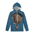 thumbnail image 1 of Garronmavis Pocket Dachshund Hooded Pullover Sweater Lightweight Hooded Shirts Plus Size Long Sleeve Fall Tops Loose Sweatshirts for Women Casual Gym Clothes, 1 of 6