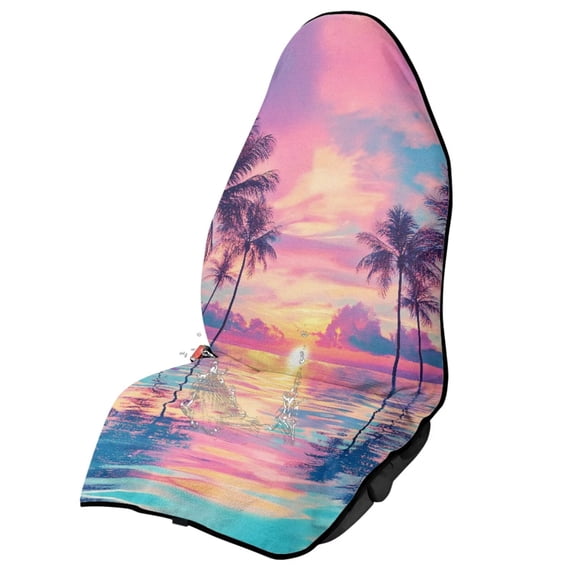 Garronmavis Post-Workout Sweat & Outdoor Activity Protection Front Car Seat Towel Cover Water-Resistant Washable Easy Installation Universal Fit for Cars SUVs Trucks Sedans Vans