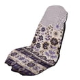 thumbnail image 1 of Garronmavis Purple Floral Car Seat Towel Cover Stain Resistant With Storage Bag Front Seat Protection for Post Workout Outdoor Use for Most Cars SUV Trucks Sedan Van, 1 of 9