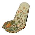thumbnail image 1 of Garronmavis Retro Floral Front Car Seat Towel Cover Stain Resistant Easy Installation 1 PC Breathable Non-Slip Universal Fit Sports Sweat Protection for Cars SUV Trucks Sedan Van, 1 of 9