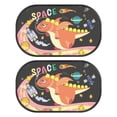 thumbnail image 1 of Garronmavis Space Dinosaur 2 Pack Window Shade for Baby in Car Window Shades for Side Window Automotive Interior Sun Protection Glare and UV Rays Protection Car Window Shades, 1 of 7