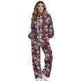 thumbnail image 1 of Garronmavis Sugar Skull Hoodie Sweatsuits Women 2 Piece Outfit Long Sleeve Pullover Tops and Long Pants Lounge Hoodie Tracksuits with Pockets, Size L, 1 of 6