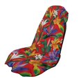 thumbnail image 1 of Garronmavis Tropical Floral Car Seat Towel Cover Stain Resistant Breathable Non-Slip Front Seat Protector with Storage Bag for Most Cars SUV Trucks Sedan Van, 1 of 9