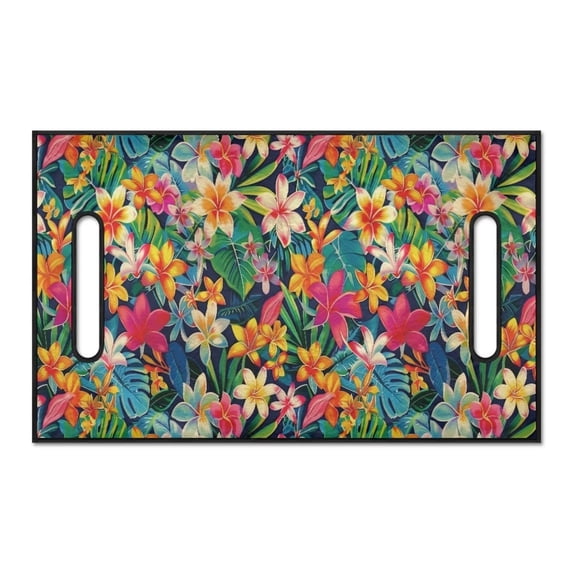 Garronmavis Tropical Flowers Golf Cart Seat Towel Blanket Golf Cart Seat Covers 50 x 31 Inches Witch Cat Golf Cart Seat Cushion Accessories Decor Machine Washable