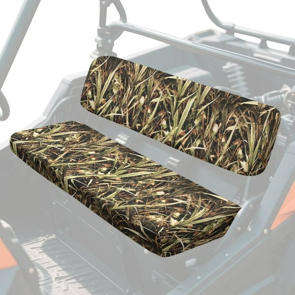 Garronmavis UTV Seat Covers Universal Fit Kawasaki Mule Breathable Anti-Slip All-Weather Use Powersports Seat Covers Compatible withKawasaki Mule 3020(2001-2003) Hunter Camouflage Duck