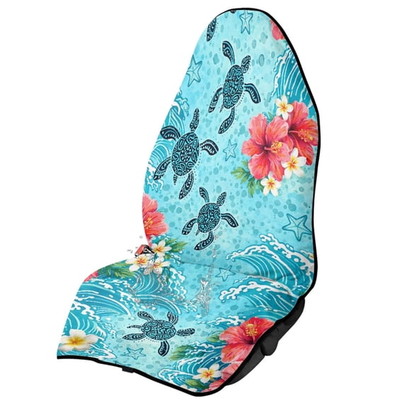 Garronmavis Water-Resistant 1 PC Universal Fit Front Car Seat Towel Cover Post-Workout Sweat Protection Easy Installation for Cars Sedan SUV Van Trucks Stain-Resistant
