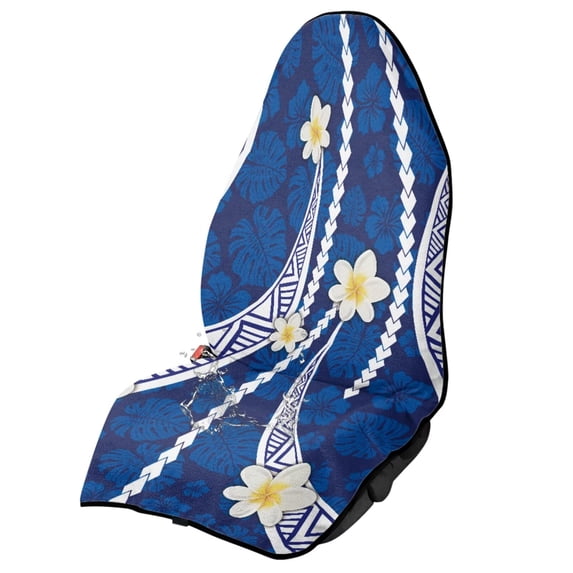 Garronmavis Waterproof Stain Resistant Front Car Seat Towel Cover, for Gym Workout Beach Hiking Running Post Sports Use, Easy Installation Universal Fit for Cars SUV Trucks Sedan Van