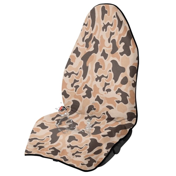 Garronmavis Waterproof Stain Resistant Front Car Seat Towel Cover, Sweat Protection for Gym Workout Beach Hiking Running, Universal Fit for Cars SUV Trucks Sedan Van