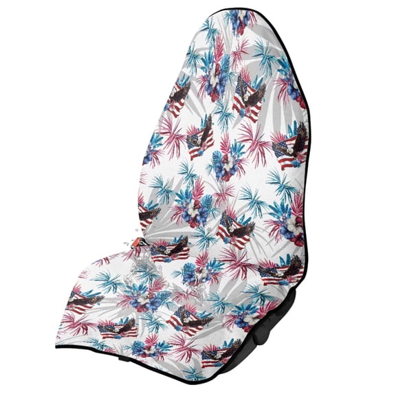 Garronmavis Waterproof Stain-Resistant Front Car Seat Towel Cover, Universal Fit for Cars SUVs Trucks Sedan Van, Sweat Protection for Post Workout Beach Outdoor Travel Use