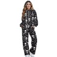 thumbnail image 1 of Garronmavis Womens Sweat Suits 2 Piece Set Hippie Floral Hoodie Womens Sweat Set Trendy Loose Jogging Tracksuit Wide Leg Sweat Pants Athletic Lounge Sets, Size L, 1 of 6