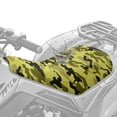 thumbnail image 1 of Garronmavis Yellow Camo ATV Seat Cover Accessories Soft Anti-Slip Four-Wheeler Seat CoverMotor Seats Cover Breathable Padded Protector Compatible with Most Models, 1 of 8