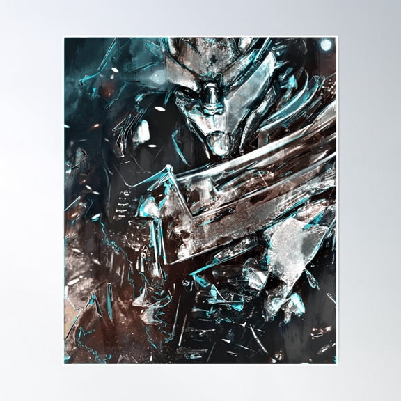 Garrus - In Pursuit Poster Wall Art, Modern Wall Decor, 8x12 UNFRAMED