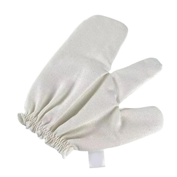 Garshana Gloves Silk, Bath Ayurvedic Massage Scrubbing Gloves, Dry Skin Exfoliating Glove,1Pcs