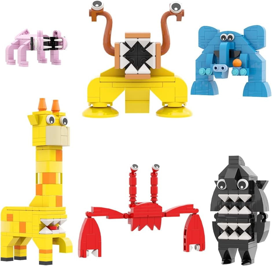 The Garten Of Banban Building Blocks Figure Assembling Toy Jumbo X