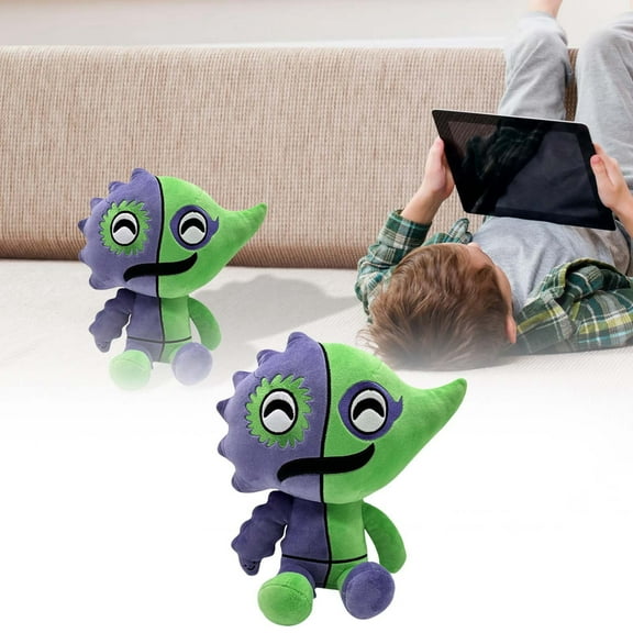 Garten of Banban Plush - Green The Jester Plush - Bitter Giggle Plush Toy Collectible Plushies Game Plush Toy Soft Stuffed Animal Figure Doll Halloween Decor, Door Pillow Gift