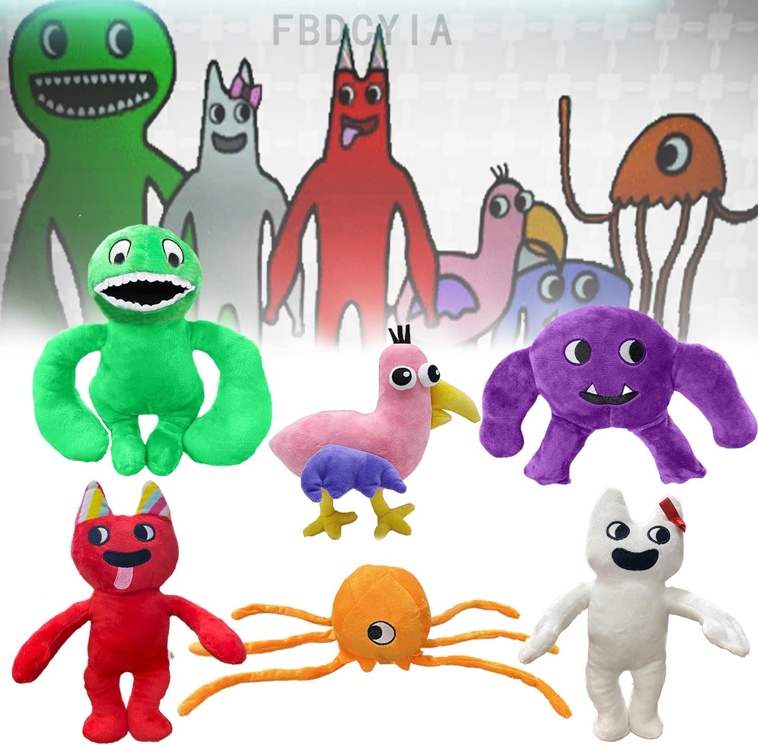 25cm Game Garten Of Banban Plush Opila Bird Stuffed Animals Plushies Toy  1pcs-6pcs Game Fans Gift For Kid Free Shipping