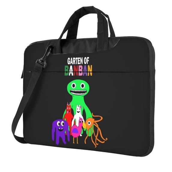 Garten Of Banban Laptop Carrying Case 15.6 Inch Laptop Bag Computer Protective Case Shoulder Strap Carrying Briefcase Messenger Bag