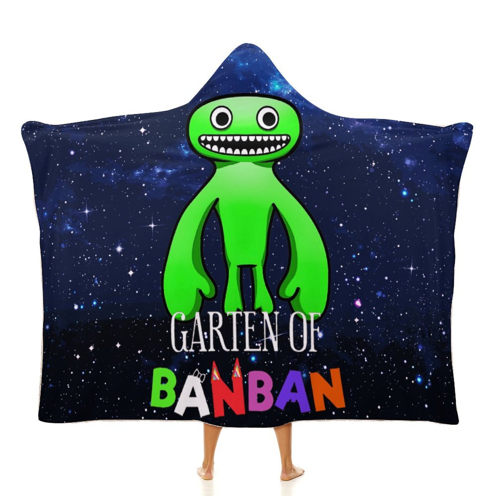 Garten of Banban Hooded Blanket Cape Wrap Soft Wearable Blanket Hooded