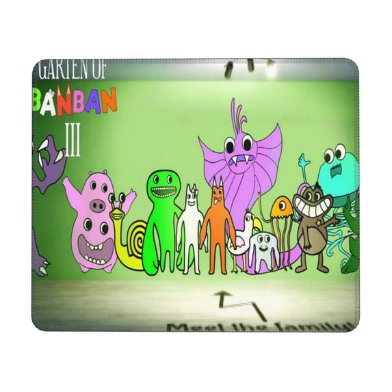 Garten of Banban Mouse Pad, Computer Mouse Mat, Waterproof Non-Slip Rubber Base MousePads for Office Laptop 8.3 x 10.3 in