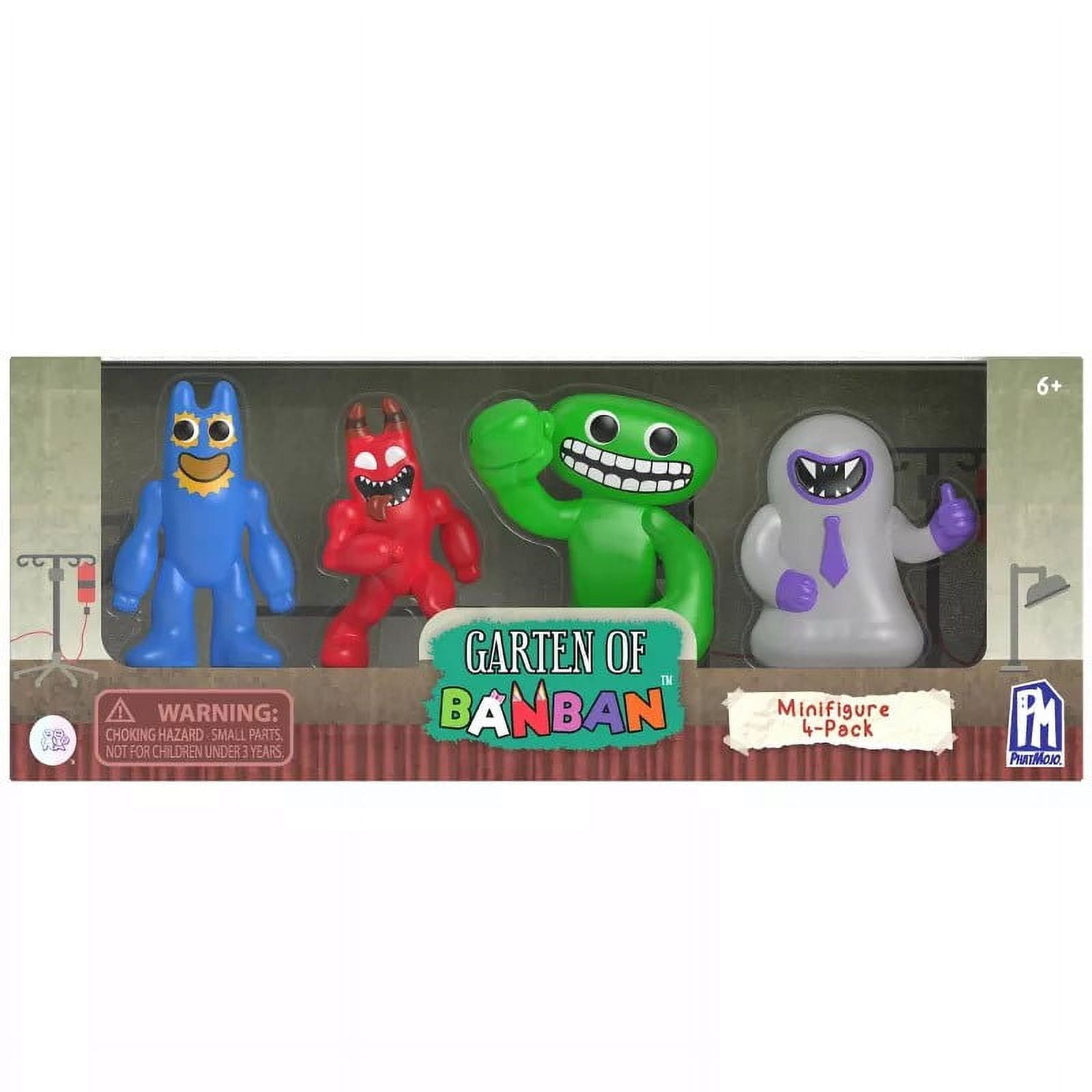 Garten of Banban Series 1 Flumbo, Banban, Jumbo Josh & Sir Dadadoo Figure 4-Pack